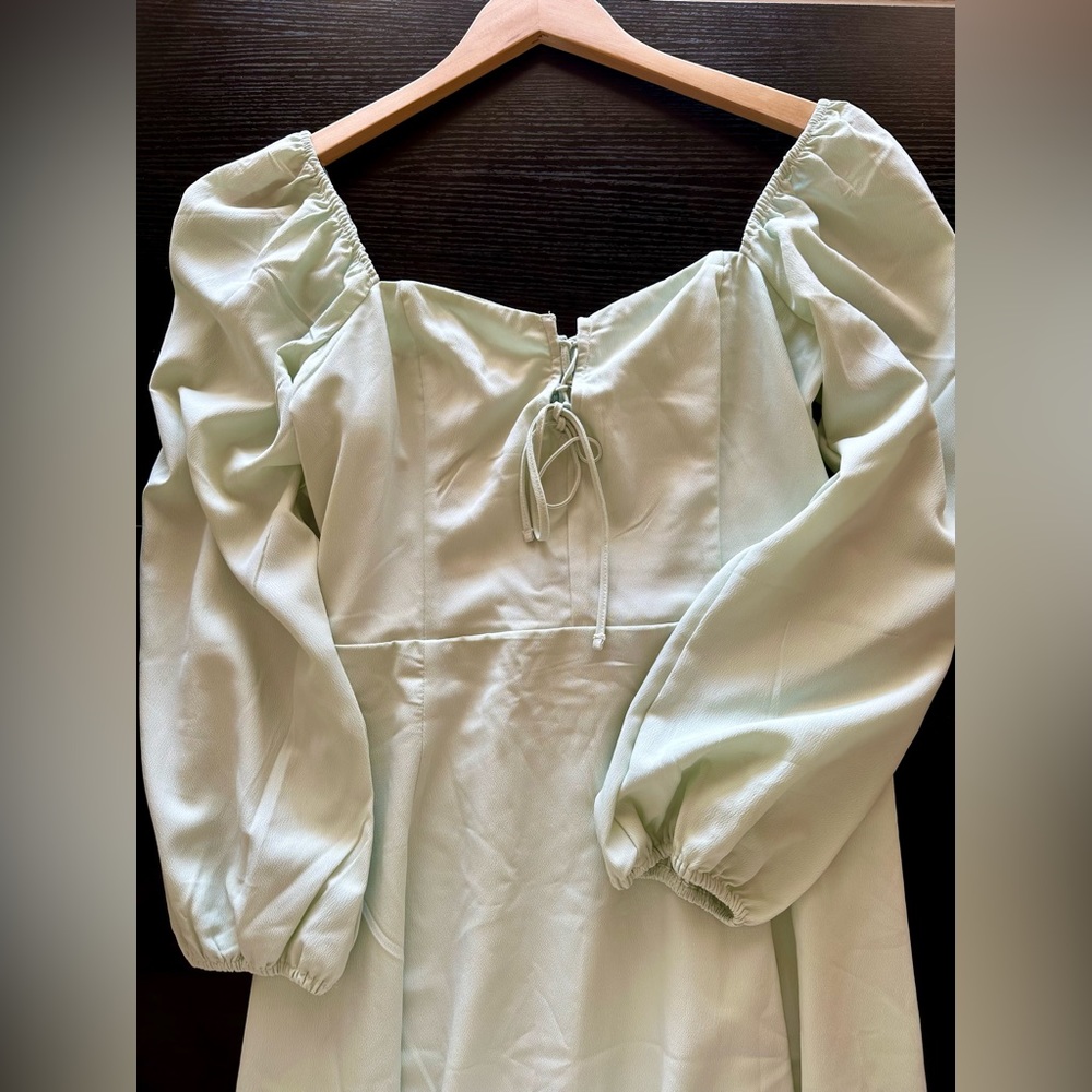 Abercrombie corset-square neck babydoll dress